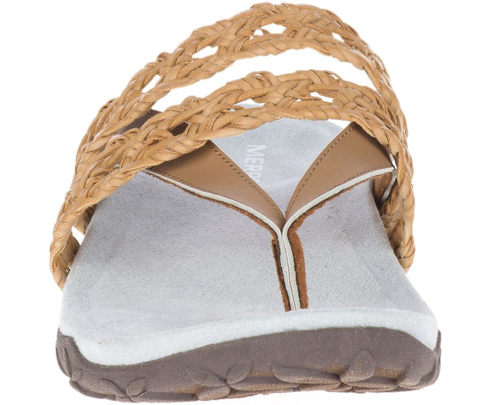 Merrell Sandaler Dame - Terran Braid Thong - Brune/Hvide - ATL246109